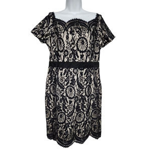 ECAILLE PARIS Black Lace Dress 44/12